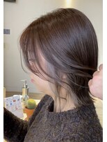 ソイア 春日井店(Soea) インナーカラー　ラベンダーとグレイ