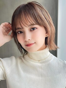 アグ ヘアー ソア 清水商店街店(Agu hair soa) 《Agu hair》華やかミディアムボブ×numberA.ケアオイルスリーク