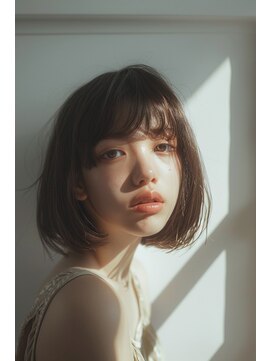 ラナ 新宿(lana) ボブレイヤー/顔まわり/シースルーバング【lana hair 新宿】