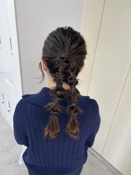 エイム(AiM) タイトヘアセット/アップヘア/ローポニー/結婚式ヘアセット