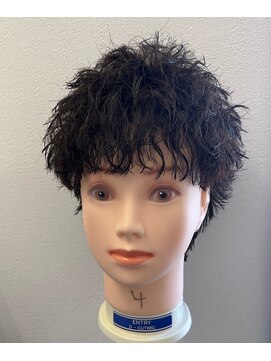 ジェントル(GENTLE) 伸ばしかけ対応 王道波巻きツイストスパイラルパーマ