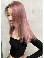 ソルトウォーター(SALT WATER)&nbsp;ピンクベージュ/似合わせカット/ケアブリーチ/恵比寿/代官山