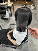 美髪矯正で艶髪ボブへ！　岐阜美容室