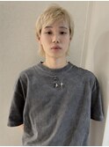 ニュアンスカラー　ハイトーン　ブロンドヘア　MOMO