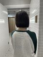 アンジェリカラボ(ANGELICA LABO) ボブ×縮毛矯正。乾かして決まる切りっぱなしボブ