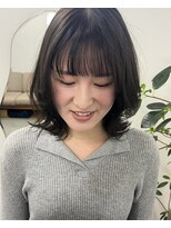 キー(kii)&nbsp;レイヤーボブ　カーキグレージュ