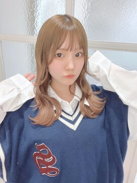 ランド 原宿表参道(LAND) ふんわりカール/ショコラアッシュ/髪質改善/ヘルシースタイル