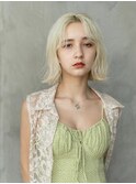 20代30代ミディアム顔周りレイヤーカット髪質改善ストレート