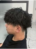 ツイストスパイラルパーマ　ツイスパマッシュ　ツーブロック