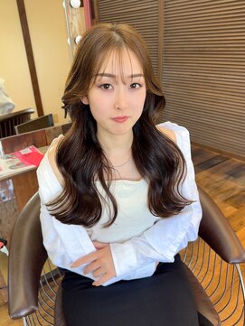 ダブル(W) レイヤーカット/韓国風/カラーエステ/ナチュラル/透明感/艶髪