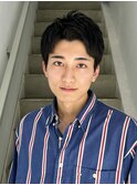 スパイキーショート/ツイストスパイラル波巻きメンズウルフ