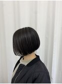 ボブ×ツヤ髪