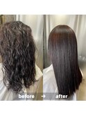 髪質改善/縮毛矯正/美髪/艶髪/弱酸性縮毛矯正/美髪ストレート