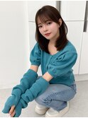 くびれレイヤー/顔まわりカット/レイヤーカット/小顔ヘア