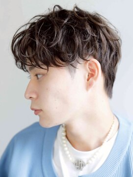 ヘアーラボ アズール(HAIR LABO AZUL) ゆる束ウェーブのナチュラルマッシュ[亀有/亀有駅]