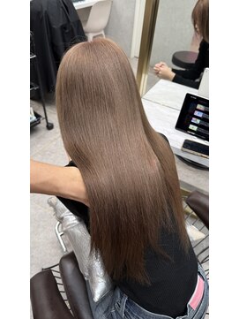 ロンド レア 天神大名店(Lond Le’a) 黒髪カタログ/オリーブグレー/ココアベージュ/小顔に見せるヘア