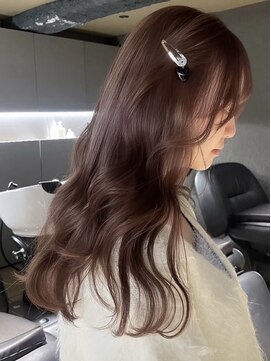 ペレ 栄 アネックス(PELE栄ANNEX) クラゲヘアー/小顔に見せるヘア/ココアベージュ/栄