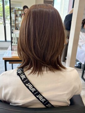 アトリエコア(Atelier Coa) 太白区ショートボブくびれショートイルミナカラー顔周りレイヤー