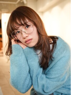 ラヴィズム 松崎店(LUVISM) ◎韓国ヘアー顔周りレイヤーおくれ毛前髪ダブルカラー新潟/東区