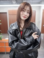 ニコ トウキョウ 渋谷(nico TOKYO)&nbsp;ミディアムレイヤーカット顔周りレイヤーウルフハッシュカット