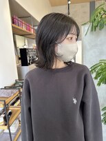 ルプラス(le place.)&nbsp;ちょっぴりレイヤーボブ　アッシュオリーブ