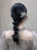 ガーデンヨコハマ(GARDEN YOKOHAMA)&nbsp;【チバ】あみおろしアレンジ　ローポニー　ゆるふわアレンジ