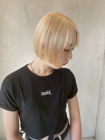 ラヴィズム 長岡店(LUVISM)&nbsp;韓国/顔周りレイヤー/ダブルカラー/ベージュ/前髪新潟長岡宮関◆