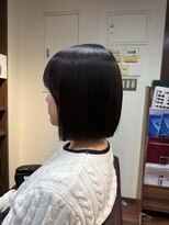 ランソ(RUNSO) 縮毛矯正×ぱつっとボブ