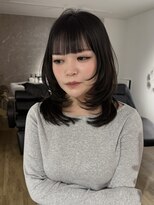 エトワ 中央店(etoi)&nbsp;大分ミディアムボブレイヤー軽め韓国レイヤーくびれスタイル