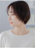 大人可愛い丸みナチュラルショートマッシュTd4越谷20代30代40代