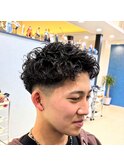 スパイキーピンパーマ