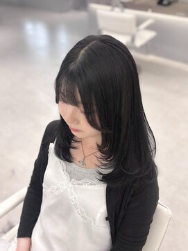レイミュー 千葉(Lei miu) 【Leimiuユウカ】layer cut × fake black