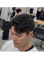 ブラック 渋谷(BLUCK)&nbsp;フェザーパーマ／フェザーショート