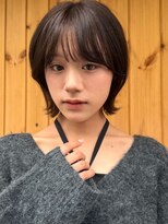ブゾン(buZon)&nbsp;【buZon ブゾン】外はねボブ×ダークブラウン