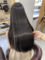 オーリーエトワ 御器所(oorry.etwa)&nbsp;髪質改善酸性ストレートパーマ縮毛矯正黒髪ロング御器所