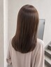 【うねり、広がりに】似合わせCUT+艶髪ストレート+アメイジアTR