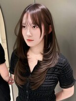 サンドイエナ 横浜店(sand yena)&nbsp;ワンカールレイヤーカット巻ける縮毛矯正