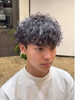 ジェットブラックキューサンロク(JET BLACK 936)&nbsp;シャドウパーマ【リキッドパーマ液使用】