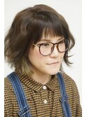 無造作ショートヘアボブ