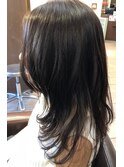 髪質改善/レイヤー/セミロング/ツヤ髪/簡単スタイリング/綱島