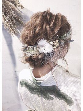 ヘアメイクサロンシャルメ(Hair Make Salon CHARMER) 和服にも人気のシニヨンアップへアセット