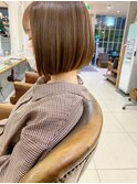 大人かわいい小顔まとまりミニボブ 20代30代40代