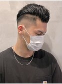 ツーブロオールバックフェードスタイル y