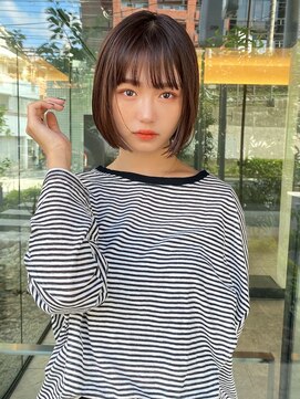 ディーエックス ウエスト(Dxxxx WEST) フレンチボブ　ショート/カット/イルミナカラー/顔周りカット