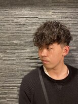 ヒロギンザ 恵比寿店(HIRO GINZA)&nbsp;ツーブロックビジネスショートフェードかき上げツイストパーマ