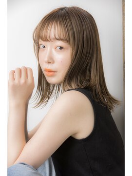 リノナ(Linona) 2022旬カラー ヌーディーカラー ハイライト　ケアブリーチ