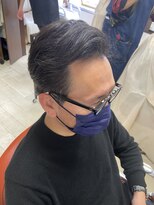 オムヘアー (HOMME HAIR) 【HOMME HAIR 稲田】 サイドパート フェード スタイル