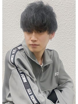 トレワ(trewa) メンズショート×ニュアンスパーマ