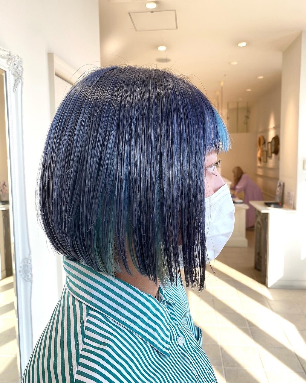 ブルー系デザインカラー：L167284276｜オルガン(Organ)のヘアスタイル