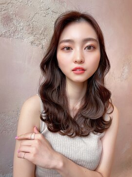 ロンドローズ 名古屋(Lond damaskRose) ダークアッシュ イヤリングカラー ヨシンモリ　韓国　ショート